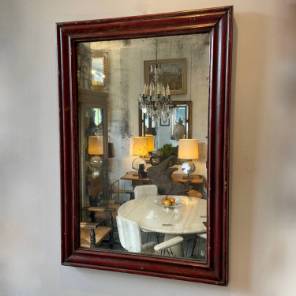 French Painted Bistro Mirror 